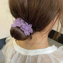 1 chiếc dụng cụ tạo búi tóc hoa bằng vải chiffon, dụng cụ tạo búi tóc hoa, dụng cụ tạo kiểu búi tóc hoa, dụng cụ búi tóc rối, phụ kiện tóc, dụng cụ tạo kiểu búi tóc bông xốp. - Nhiều màu - Xem 3