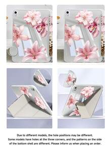 Ốp bảo vệ máy tính bảng họa tiết da báo, dâm bụt và hoa ly năm 2026, phù hợp với iPad Air 8 (M4) 2026 (11 inch)/2026 (13 inch), 9.7/10.2/10.5/10.9/12.9/Pro 11/A16, thế hệ thứ 10, Galaxy Tab S6 Lite 10.4 inch, Kindle Paperwhite thế hệ thứ 12 2024, Kindle (thế hệ thứ 11-2024), mềm mại, chống sốc, chức năng ngủ/thức thông minh, ốp bảo vệ máy tính bảng gập chữ Y, góc nhìn đa chiều, phong cách Y2K. - Nhiều màu - Xem 7