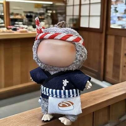 10-13厘米Labobo娃娃服装，娃娃衣服，Oden系列寿司不朽厨师，可爱娃娃配饰，服装套装，Labobo配饰套装，毛绒玩具衣服，生日礼物和节日礼物（不含娃娃）