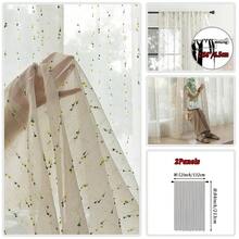 1/2 tấm rèm voan kẻ sọc phong cách Bohemian, chất liệu nhung jacquard màu xanh lá cây, kiểu may túi luồn thanh treo, mềm mại và nhẹ, chất liệu polyester, nhiều kích cỡ, phù hợp cho phòng ngủ, phòng tắm, phòng khách, nhà bếp, văn phòng, ký túc xá, tạo nên không gian trang trí nhà cửa tươi mới và dễ thương. - Nhiều màu - Xem 26