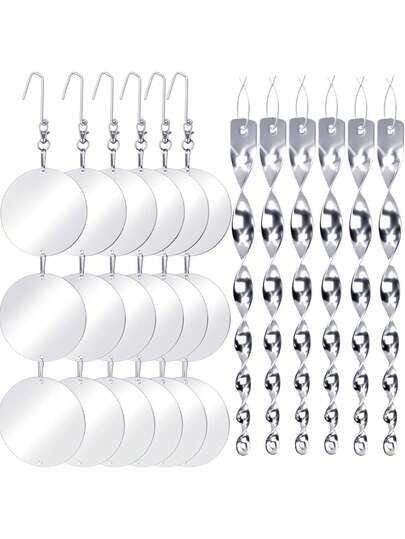 Reflective Bird Deterrent Device, Double-Sided Reflective Bird Deterrent Stick, Effectively Repels Birds Like And Pigeons From Houses, Gardens, And Boats, Upgraded High Reflective Double-Sided Bird Deterrent Device
