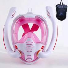 1 Buah Masker Snorkeling Wajah Penuh Tabung Ganda Dewasa - 1 Buah - Pandangan Panorama 180° Anti-Kabut - Cocok Untuk Olahraga Luar Ruangan - Unisex - MultiWarna - View 10
