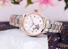 Đồng hồ CITIZEN Classic Mechanical Series 100 mét chống nước, tự động, dây đeo bằng thép không gỉ, đồng hồ Nhật Bản và Hàn Quốc, mặt số trắng, 34mm, dành cho nữ, PC1009-78B - trắng - Xem 4