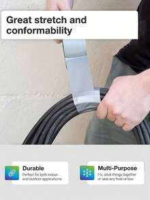 Multi-Purpose Silver Tape, Suitable For Various Uses - Multicolor - View 4