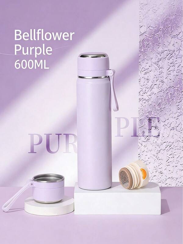 Stainless Steel Vacuum Insulated Water Bottle, High Quality Strap, Large Capacity, Minimalist Design, Portable