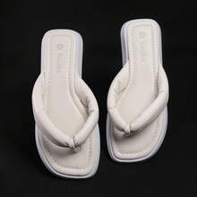 Women Flip-Flops - Tắt trắng - Xem 11