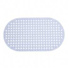 Non-Slip PVC Bath Mat, Shower Mat For Hotels And Homes, Waterproof Toilet Mat, Sink Mat With Suction Cups. - White - View 6