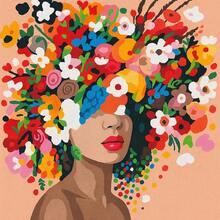1Pc Framed Canvas  Modern Pop Art  Canvas Wall Art Printed Posters, 2D Flat, Canvas Wall Art, Suitable For Wall Decoration In Living Rooms, Bedrooms, Bathrooms, Corridors And Kitchens, With Wooden Picture Frame - 有框架 - 查看 2