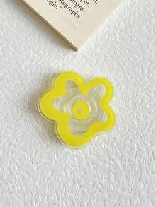 Giá đỡ điện thoại hình hoa trong suốt tối giản, giá đỡ điện thoại đệm khí có thể thu gọn, phụ kiện ốp điện thoại đa năng. - Nhiều màu - Xem 6