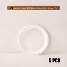 5pcs Round Plastic Planter Saucer Set, Durable Plant Trays For Indoor And Outdoor Pots, Easy To Clean, Waterproof, - Suitable For Most Plant Containers - A - View 11