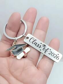 2026届毕业礼物，2026届毕业钥匙扣，男女皆宜，高中和大学毕业生适用，完美毕业礼物，时尚耐用 - 彩色 - 查看 2