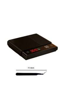 带定时器的咖啡称重机 - 最大称量2000克。功能包括高清LED数字显示屏、硅胶垫和硅胶塞。非常适合制作意式浓缩咖啡、手冲咖啡、烘焙咖啡豆，甚至可以称量珠宝。（不含充电线） - 廚房秤 - 查看 10