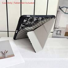 Ốp máy tính bảng kiểu Y2K viền ren chấm bi đen có khe cắm bút cảm ứng, hỗ trợ tự động tắt/mở màn hình, chân đế đa góc, tương thích với iPad Pro 11", Air 11"/13" M3, 11" A16, 10.9" thế hệ thứ 10, 9.7"/10.2", Galaxy S9/S7/S10+, Galaxy Tab S6 Lite 10.1". - Nhiều màu - Xem 8