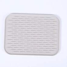 2pcs Silicone Heat Resistant Mats, Rectangular Insulation Pad Set, Protect Kitchen, Dining Table, Stove, Furniture, Suitable For Hot Pots, Tableware, Coasters And Plates, Multi-Functional Desk Protector, Kitchen Supplies - Multicolor - View 10