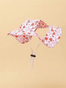 Cute Windproof Sun Hat, Polyester Material, Ear-Exposed Design, Anti-Slip And Anti-Fall, Essential Accessory For Dogs And Pets, Suitable For Small Pets To Wear Outdoors All Year Round - Multicolor - View 8