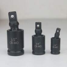 6/10pcs Pneumatic Universal Joint Connector Set, Including Large Air Gun, Medium, Large And Small Sleeve Connectors, 3/4" Small Sleeve, Square Head And Adapter - A - View 5