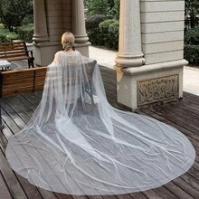 1 buc Șal cu perle, cu talie lungă, modă romantică retro luxoasă, pelerină șal de 300 cm, vară, plajă, nuntă, elegantă, petrecere - Multicolor - Vizualizare 4