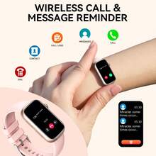 1.47" Full Touchscreen Smartwatch, 100+ Sports Modes, Women's Fitness Tracker With Sleep Monitoring, IP68 Waterproof, Compatible With IOS And Android - View 4