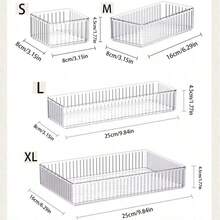 1个/3个/4个/7个/10个装 优雅亚克力化妆品收纳盒，适用于化妆品托盘 - 多功能抽屉收纳盒，可存放眼影、护肤品和化妆品 - 非常适合秋季和节日装饰，是卧室和家居收纳的理想之选，用时尚的秋季和节日装饰品点亮您的空间，非常适合圣诞节、感恩节、新年和情人节庆祝活动 - 無色 - 查看 11
