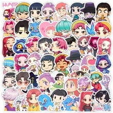 50PCS Cute Cartoon Devil Hunters Stickers DIY Motorcycle Phone Suitcase Fridge Luggage Wall Decals Graffiti Gifts - Multicolor - View 4