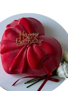 1pc New Acrylic Birthday Cake Decor, Suitable For Decorating Birthday Cakes And Dessert Tables, Spring Gift - StyleB - View 9