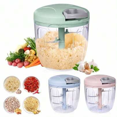 Máy thái rau củ gia dụng 900ml/500ml, máy bào trái cây, máy băm tỏi, máy cắt rau củ đa năng, máy ép tỏi, máy chế biến thực phẩm, máy thái rau củ, máy nghiền trái cây, máy băm hành tây