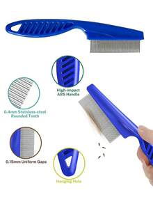 Bộ 5 lược chải chấy răng thưa. Màu xanh dương/hồng/xanh lá cây. Làm sạch và chải tóc. Loại bỏ chấy và gàu. Lược răng thưa thích hợp để làm sạch tóc dễ bị chấy và gàu. Lược chuyên dụng loại bỏ chấy và tóc bạc, lược răng thưa và răng dày, bộ bàn chải gội đầu trị gàu, lược chuyên dụng loại bỏ chấy, bàn chải tắm. - Nhiều màu - Xem 4