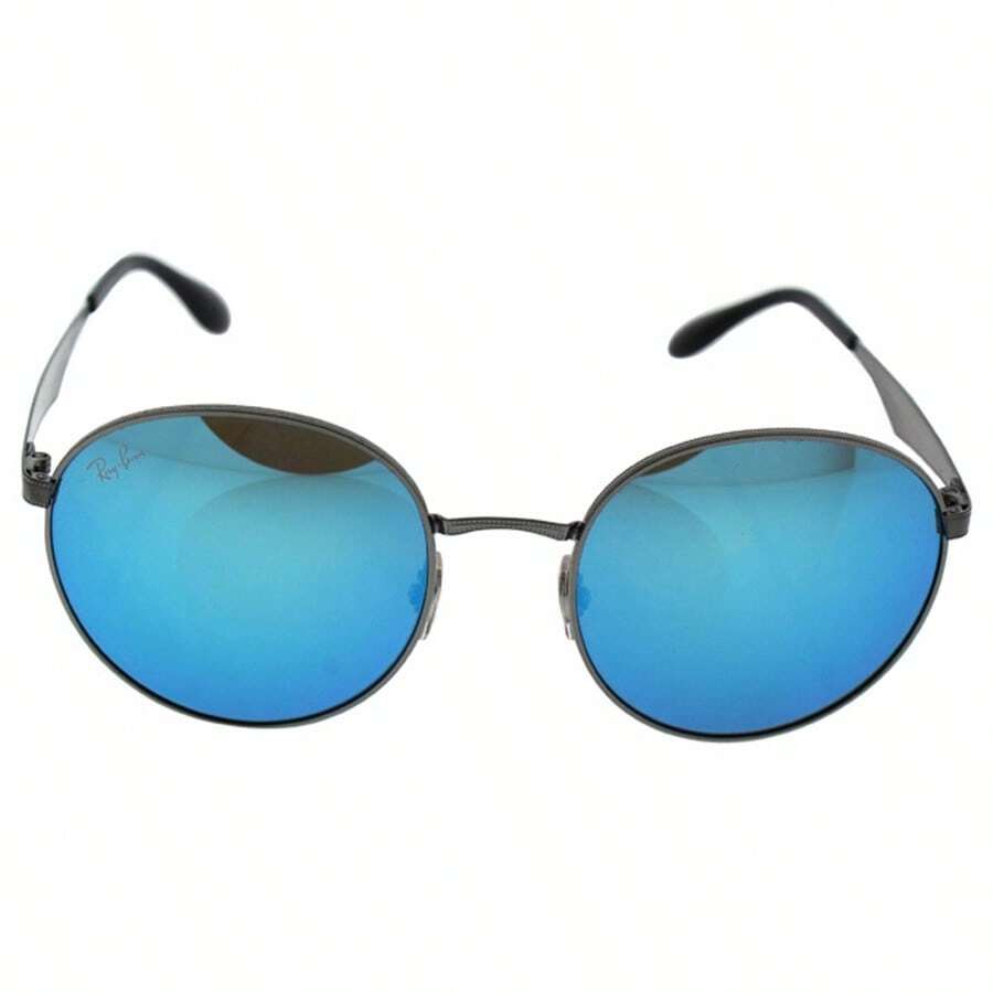 Ray Ban Rb 3537 004-55 - Gunmetal-Blue By Ray Ban For Unisex - 51-19-145 Mm Sunglasses - White - View 1