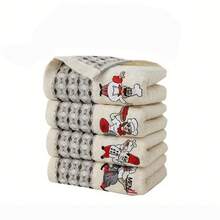 Bộ 4/6 khăn lau bát đĩa chất lượng cao, khăn lau nhà bếp thấm hút tốt, có thể tái sử dụng, thích hợp cho gia đình, nhà bếp và phòng tắm. - Màu ngẫu nhiên - Xem 11