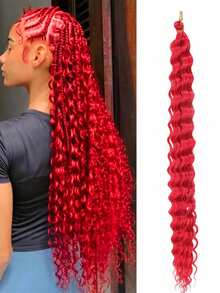 Bộ 3 lọn tóc nối tổng hợp dài 22 inch, kiểu sóng biển, dùng để tết tóc. - Nhiều màu - Xem 28
