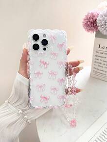 编织粉色蝴蝶结彩绘防摔手机壳，兼容 14、14 Pro、14 Pro Max、13、13 Pro、13 Pro Max、11、11 Pro Max、12、12 Pro、12 Pro Max、XR、XS、15、15 Pro、15 Pro Max、16、16 Pro、16 Pro Max、17、17 Pro、17 Air、17 Pro Max、A12/A13/A15/S25/S25 Ultra/S24 Ultra/S24/S24 Plus/A34/A35/A24，优质防摔手机壳 - 彩色 - 查看 7