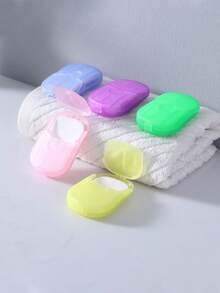 Giấy xà phòng mini dùng một lần, giấy xà phòng rửa tay di động, thích hợp cho du lịch ngoài trời, giấy xà phòng cầm tay, giấy xà phòng, giấy xà phòng không gỉ, thích hợp cho học sinh, giấy xà phòng du lịch di động, khăn giấy đa chức năng, giấy xà phòng du lịch thiết yếu, đồ dùng du lịch, kỳ nghỉ hè, đồ dùng học tập - Nhiều màu - Xem 4