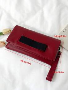 New Fashionable Retro Versatile Popular Casual Solid Color Chic Clutch - Multicolor - View 2