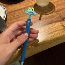 1支/3支/4支/5支/10支装主题按动式圆珠笔，卡通人物盖尔蛇可替换笔芯圆珠笔，高品质疯狂动物园联名款按动式圆珠笔 - 蓋瑞 - 查看 6