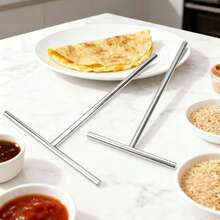 Bộ dụng cụ làm bánh kếp và bánh crepe bằng thép không gỉ, phụ kiện làm bánh tại nhà, món quà tuyệt vời cho gia đình và dịp lễ. - Nhiều màu - Xem 9