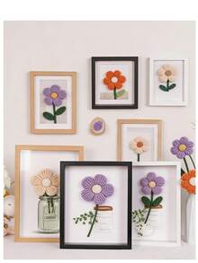 1pc 3cm Hollow 3D Photo Frame, DIY Shell, Seashell, Plant, Butterfly Specimen Frame, Preserved Flower, Dried Flower Decor, Tabletop Display, Suitable For Home Decor, Room Decor, Art Wall, Frame, Wall Decor, Gift - Multicolor - View 9