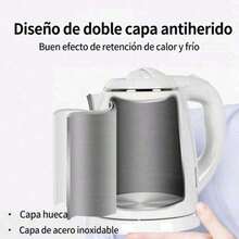 The 2L Electric Kettle Boils Water Quickly, Automatically Cuts Off The Power, Is Anti-Tip, Suitable For Coffee And Tea, Portable For Office Use. - View 9
