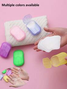 Giấy xà phòng mini dùng một lần, giấy xà phòng rửa tay di động, thích hợp cho du lịch ngoài trời, giấy xà phòng cầm tay, giấy xà phòng, giấy xà phòng không gỉ, thích hợp cho học sinh, giấy xà phòng du lịch di động, khăn giấy đa chức năng, giấy xà phòng du lịch thiết yếu, đồ dùng du lịch, kỳ nghỉ hè, đồ dùng học tập - Nhiều màu - Xem 7