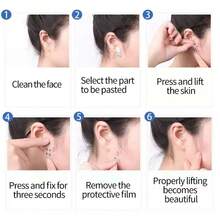 Face Lift Sticker Invisible Face Lifting Tape V Shape Face Chin Lift Up Breathable Adhesive Tape Face Lifting Firming Shaping(120pcs/Box) - Multicolor - View 6