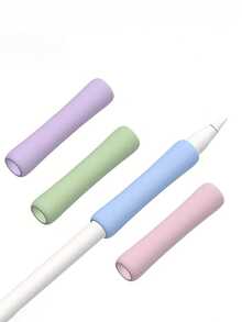 6个硅胶笔套，触感柔软，保护性强，适用于大多数钢笔/触控笔，易于清洁，防震防滑 - 彩色 - 查看 2