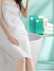 Bộ 4/3/1 khăn tắm dùng một lần di động, lớn hơn và dày hơn, đóng gói riêng lẻ, mềm mại và thân thiện với da, tạo cảm giác thoải mái khi tắm, thấm hút nước tốt, phù hợp cho công tác, ở nhà, du lịch, phòng tập thể dục, văn phòng, kỳ nghỉ và cắm trại. - Nhiều màu - Xem 2