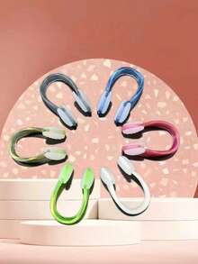 30/10/5/1件/套 通用硅胶防滑游泳鼻夹，专业防吸水游泳池训练鼻塞 - 鼻夾 - 查看 7