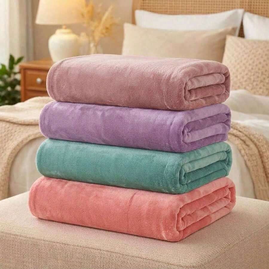 Double Microfiber Plain Blanket, Soft Touch, 2.00 X 1.80 M, Various Colors - 女性直男 - 查看 1