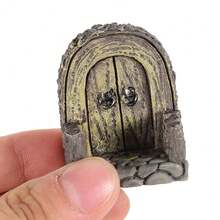 3pcs/Set Handmade Resin Mini Fairy Garden Gate Decor, Realistic Tiny Wooden Door Frame Accessories, Suitable For Bonsai, Glass Garden And Micro Landscape, Suitable For Easter And Zen Garden Display, Fairy Garden Accessories, Bonsai Decor, Rustic Charm, Fantasy Design, Fine Sculpture, Art Decor, Mini Decoration - Garden Gate - View 8