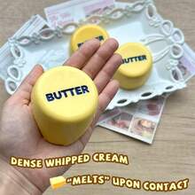 Butter Pudding Silicone Taba Squishy, Office Stress Relief Creamy Soft Handmade Squeeze Toy, Christmas Halloween Gift - Multicolor - View 3