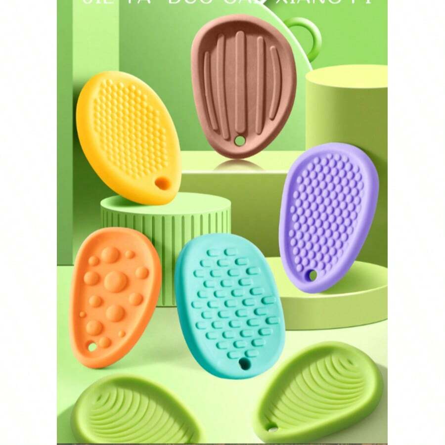 New Multicolor Erasers, Stress Relief Erasers, Dedicated Pencil Erasers, Clean Debris, Student Stress Relief Pencil Erasers, Comfortable Rubber Feel, Easy To Wipe, Fit Fingers, Strong Toughness, Not Easy To Break, Rounded Edges, 6 Color Options.