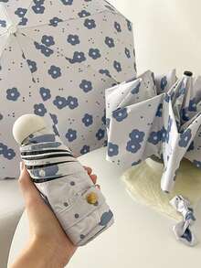 轻便折叠手动伞，时尚简约黑色涂层，防紫外线，适合户外旅行 - 小兰花粉色花朵，春夏精选，伴娘礼物，房间装饰，卧室装饰，海滩，旅行，男女皆宜，度假，可爱小物，母亲节礼物，卧室装饰，花园，厨房装饰，夏季，海滩，旅行必备，房间装饰，软萌可爱，毕业季礼物 - 彩色 - 查看 20