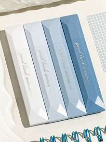 4pcs Double-Sided Adhesive Tape Set, High Capacity, Essential Stationery For Crafts, Photo Albums, School & Office Supplies, No Residue, Quick Drying, Back To School Essential - Sets - View 13