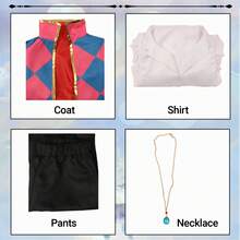 Hal's Mobile Castle Cos Clothing Hal Cospaly Clothing Animation Secondary Animation Clothing Male - 粉色 - 查看 4