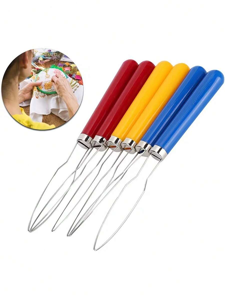 1pc Button & Zipper Helper - With Hook, Designed For Carpal Tunnel Syndrome And Limited Hand Mobility, Easy Grip Assistive Tool Suitable For Weak Grip Or Fastening Difficulty (Such As Elderly), Random Color - Multicolor - View 1